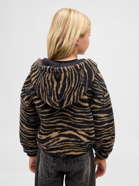 GAP Dětská sherpa mikina GAP