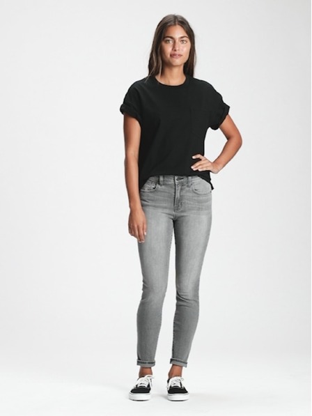 GAP Džíny Mid Rise True Skinny GAP