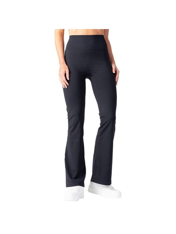 Bellinda RELAX & GO SOFT TOUCH LEGGINGS FLARED - Dámské legíny s rozšířenými nohavicemi - černá