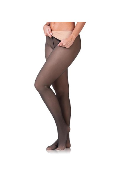Bellinda WARM & TRANSPARENT 80 DEN - Dámské teplé punčochové kalhoty 80 DEN - černá
