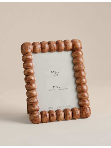 Marks & Spencer Fotorámeček Bobbin, 13 × 18 cm Marks & Spencer béžová