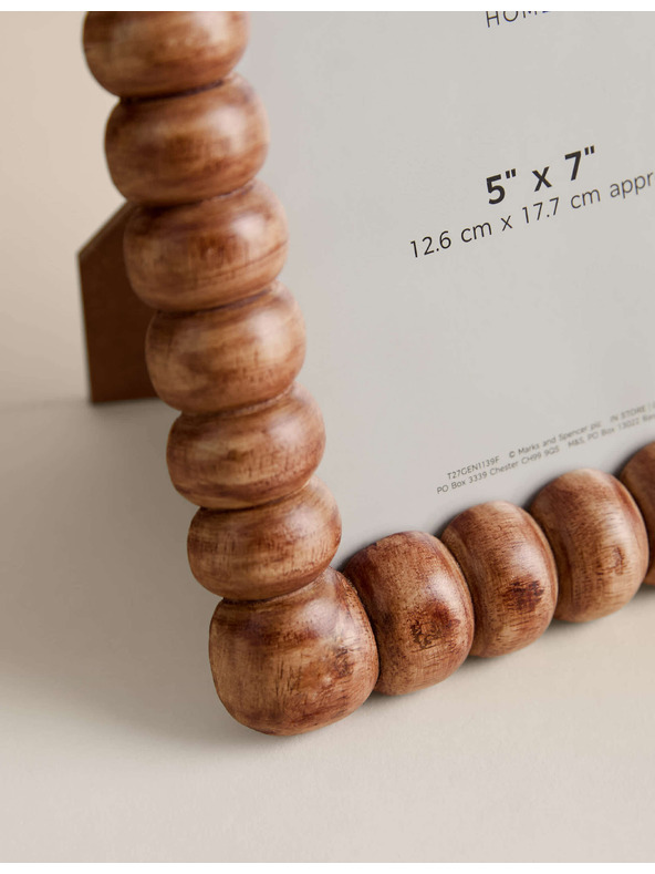 Marks & Spencer Fotorámeček Bobbin, 13 × 18 cm Marks & Spencer béžová