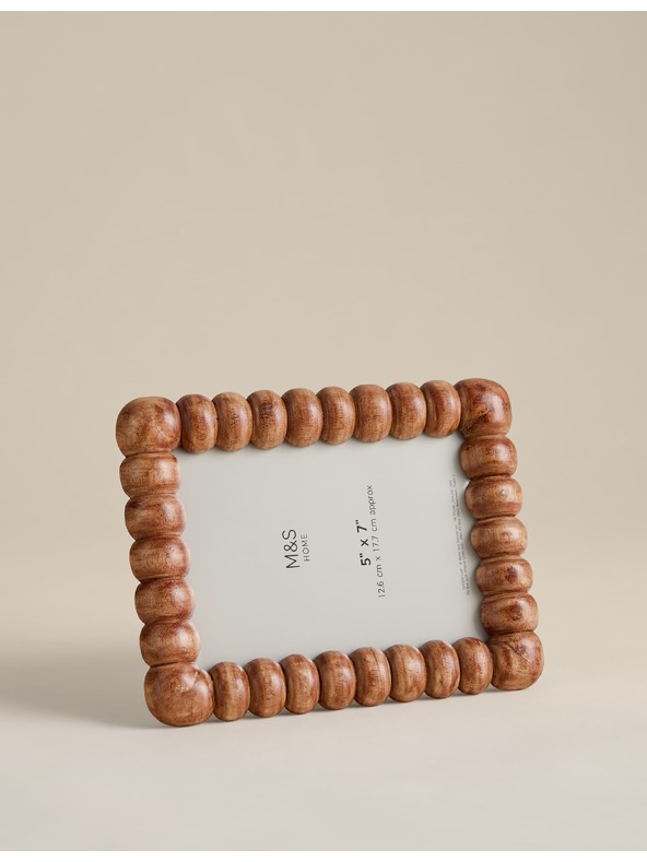 Marks & Spencer Fotorámeček Bobbin, 13 × 18 cm Marks & Spencer béžová