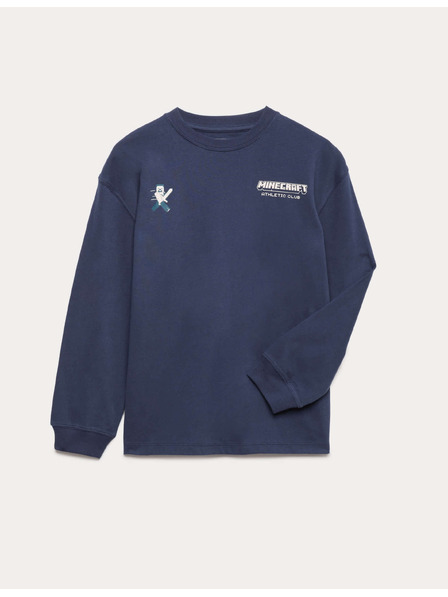 Marks & Spencer Top z čisté bavlny s motivem Minecraft™ (6–16 let) Marks & Spencer námořnická modrá