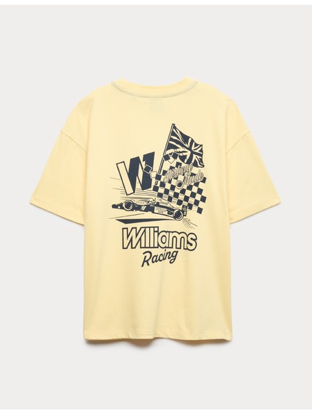 Marks & Spencer Tričko z čisté bavlny s grafickým motivem Williams Racing (6–16 let) Marks & Spencer žlutá
