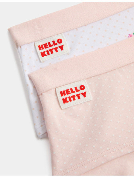 Marks & Spencer Šortky Hello Kitty™ s vysokým podílem bavlny, 2 ks (5–16 let) Marks & Spencer růžová