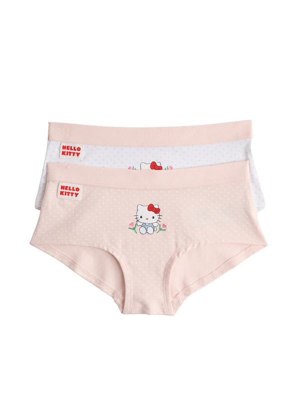 Marks & Spencer Šortky Hello Kitty™ s vysokým podílem bavlny, 2 ks (5–16 let) Marks & Spencer růžová