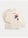 Marks & Spencer Topy z čisté bavlny s potiskem Spider-Man™ (2–7 let) Marks & Spencer smetanová