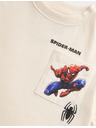 Marks & Spencer Topy z čisté bavlny s potiskem Spider-Man™ (2–7 let) Marks & Spencer smetanová