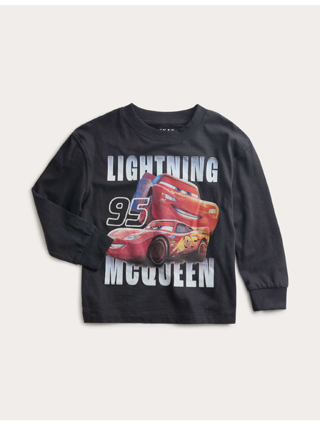 Marks & Spencer Tričko z čisté bavlny s dlouhým rukávem Disney Cars™ (2–8 let) Marks & Spencer černá