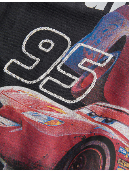 Marks & Spencer Tričko z čisté bavlny s dlouhým rukávem Disney Cars™ (2–8 let) Marks & Spencer černá