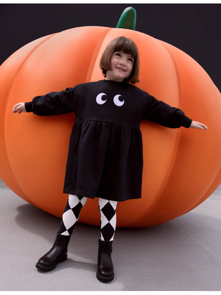 Marks & Spencer Dvoudílná halloweenská souprava šatů a legín (2–8 let) Marks & Spencer šedá