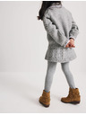 Marks & Spencer Trojdílný pletený outfit se sukní a punčochami (3–5 let) Marks & Spencer šedá