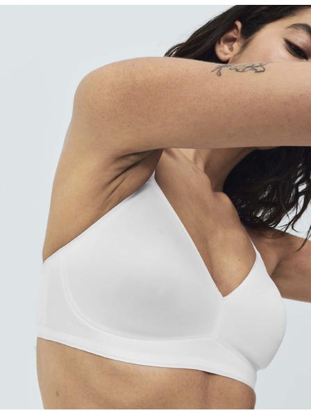 Marks & Spencer Neviditelná Body Invisibles™ podprsenka s plnými košíčky bez kostic, vel. A–E Marks & Spencer bílá