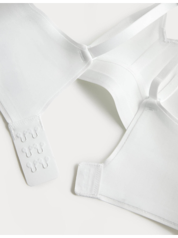 Marks & Spencer Neviditelná Body Invisibles™ podprsenka s plnými košíčky bez kostic, vel. A–E Marks & Spencer bílá