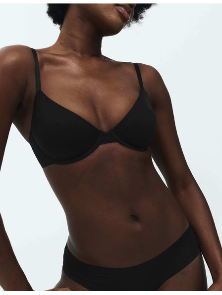 Marks & Spencer Neviditelná Body Invisibles™ podprsenka s polovičními košíčky s kosticemi, (A-E) Marks & Spencer černá
