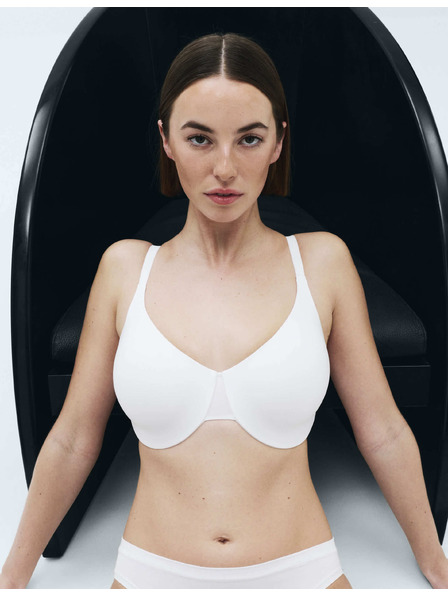 Marks & Spencer Neviditelná Body Invisibles™ podprsenka se změnšujícím efektem s kosticemi (C–H) Marks & Spencer bílá