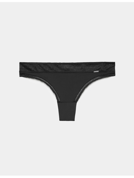 Marks & Spencer Tanga Boston z mikrovlákna Marks & Spencer černá