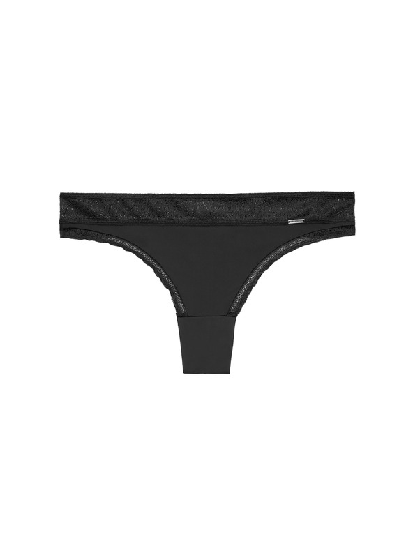 Marks & Spencer Tanga Boston z mikrovlákna Marks & Spencer černá