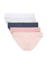 Marks & Spencer Bikini kalhotky z bavlny s lycrou®, 5 ks v balení Marks & Spencer námořnická modrá