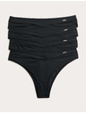 Marks & Spencer 4 ks brazilských kalhotek Flexifit™ Marks & Spencer černá