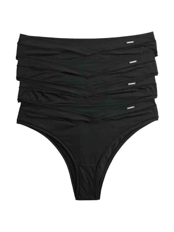 Marks & Spencer 4 ks brazilských kalhotek Flexifit™ Marks & Spencer černá