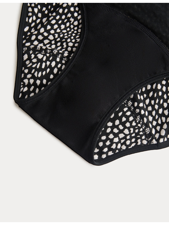 Marks & Spencer Menstruační bikiny kalhotky s vysokým podílem bavlny, 3 ks v balení Marks & Spencer bílá