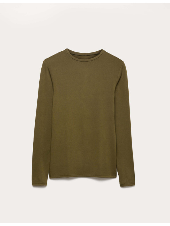 Marks & Spencer Termo top s výstřihem ke krku, s technologií Heatgen™, střední hřejivost Marks & Spencer zelená