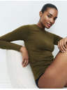 Marks & Spencer Termo top s výstřihem ke krku, s technologií Heatgen™, střední hřejivost Marks & Spencer zelená