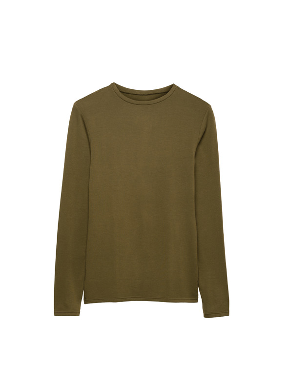 Marks & Spencer Termo top s výstřihem ke krku, s technologií Heatgen™, střední hřejivost Marks & Spencer zelená