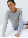 Marks & Spencer Pyžamový žebrovaný top s úpravou Cool Comfort™ z bavlny a modalu Marks & Spencer šedá