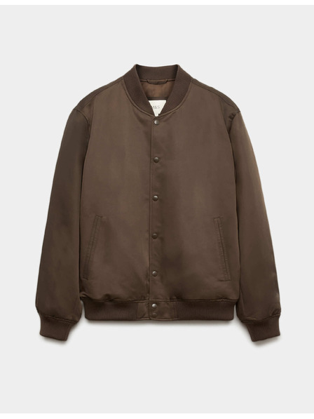 Marks & Spencer Saténová bunda bomber Marks & Spencer hnědá