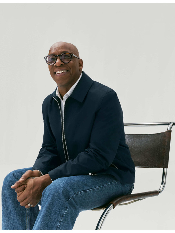 Marks & Spencer Bunda typu Harrington, z čisté bavlny Marks & Spencer námořnická modrá