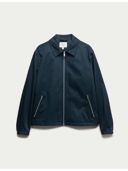 Marks & Spencer Bunda typu Harrington, z čisté bavlny Marks & Spencer námořnická modrá