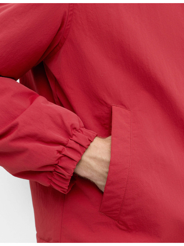 Marks & Spencer Bunda Harrington s vycpávkami a zipem Marks & Spencer červená