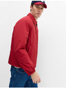 Marks & Spencer Bunda Harrington s vycpávkami a zipem Marks & Spencer červená