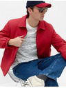 Marks & Spencer Bunda Harrington s vycpávkami a zipem Marks & Spencer červená