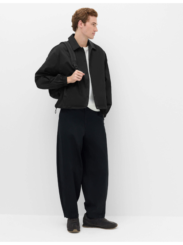 Marks & Spencer Technická bunda ze směsi bavlny Marks & Spencer černá