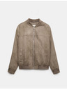 Marks & Spencer Bomber z umělé semiše Marks & Spencer hnědá