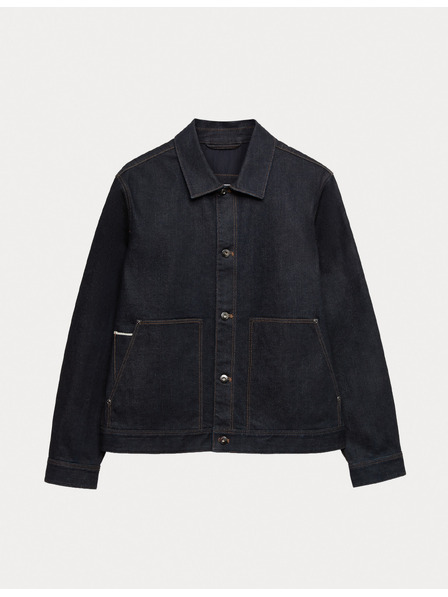 Marks & Spencer Džínová bunda Selvedge Marks & Spencer námořnická modrá
