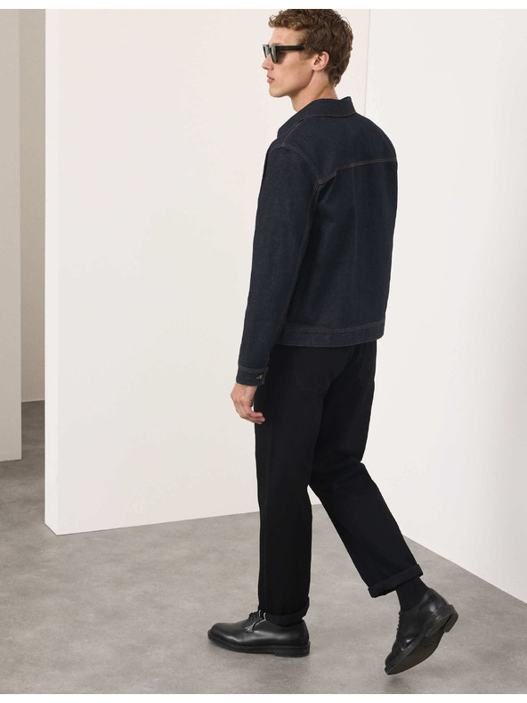 Marks & Spencer Džínová bunda Selvedge Marks & Spencer námořnická modrá