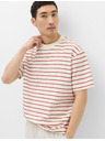Marks & Spencer Tričko Breton s texturou a vysokým podílem bavlny Marks & Spencer červená
