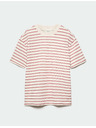 Marks & Spencer Tričko Breton s texturou a vysokým podílem bavlny Marks & Spencer červená