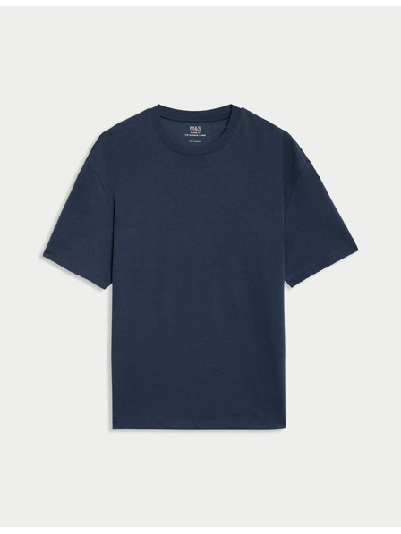 Marks & Spencer Tričko Ultimate Performance ze směsi bavlny Marks & Spencer námořnická modrá