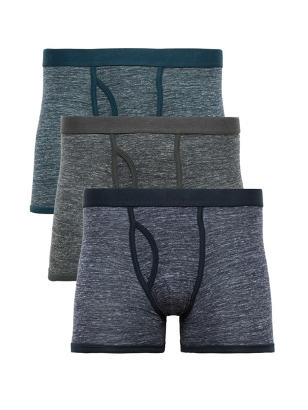 Marks & Spencer Bavlněné elastické boxerky s melírovaným efektem, sada 5 ks Marks & Spencer vícebarevná