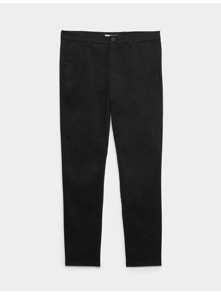 Marks & Spencer Chino kalhoty přiléhavého střihu se strečem Marks & Spencer černá