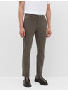 Marks & Spencer Strečové chino kalhoty úzkého střihu Marks & Spencer hnědá