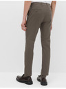 Marks & Spencer Strečové chino kalhoty úzkého střihu Marks & Spencer hnědá