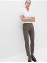 Marks & Spencer Strečové chino kalhoty úzkého střihu Marks & Spencer hnědá