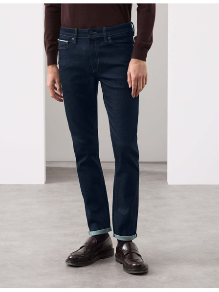 Marks & Spencer Japonské džíny Selvedge, rovný střih Marks & Spencer námořnická modrá